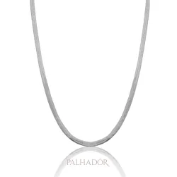 choker fita m 30cm ródio branco