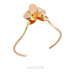 pulseira de flor orquidea