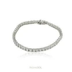 pulseira riviera luxo ródio branco