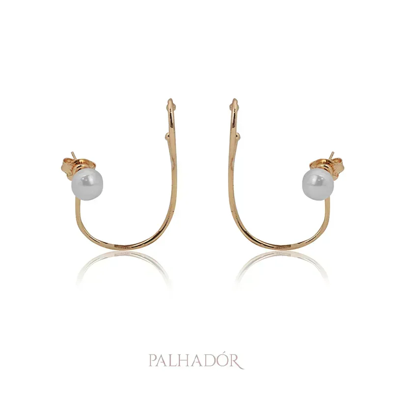 BRINCO PÉROLA EARCUFF ARO OURO