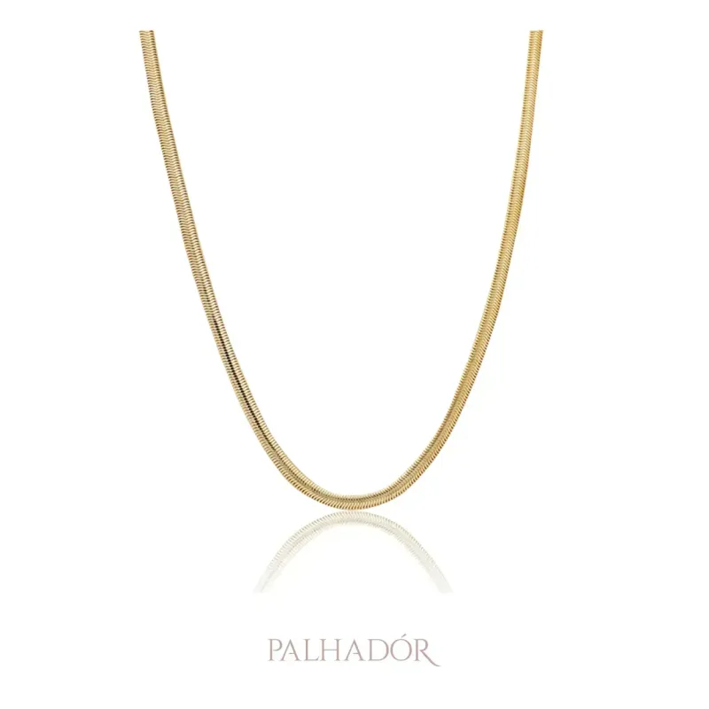 CHOKER FITA 30CM OURO