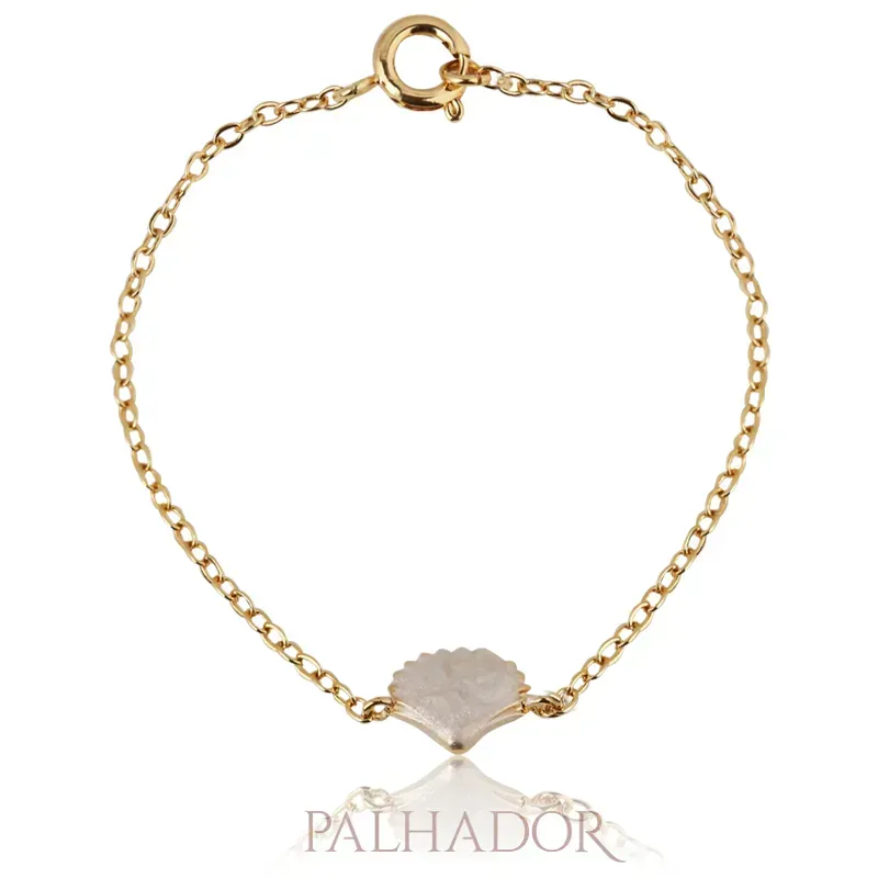 PULSEIRA PETIT CONCHA OURO