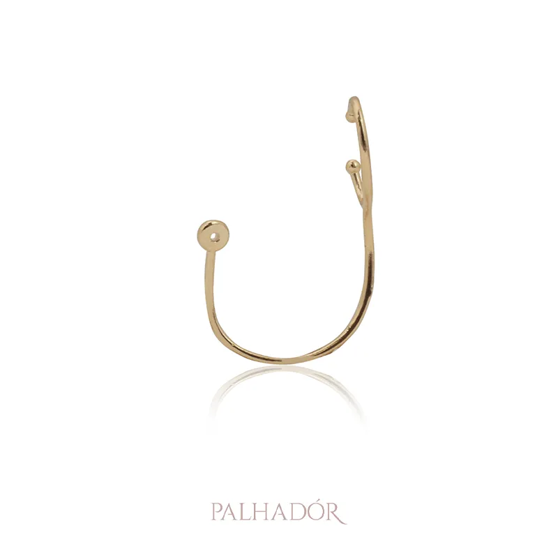 BRINCO PÉROLA EARCUFF ARO OURO